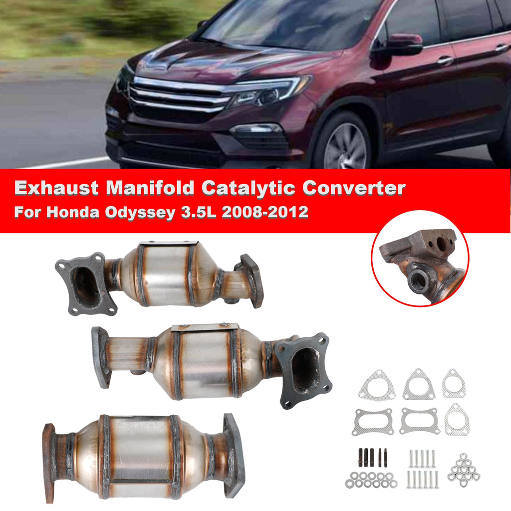 Kit de convertidor catalítico izquierdo para Honda Odyssey 3.5L (2011-2015) 45131 45132 16447 & Bien & Trasero