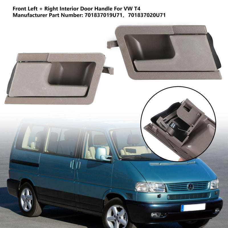 Innvendig dørhåndtak foran venstre og høyre for VW T4 Transporter 1990-2002 Generisk