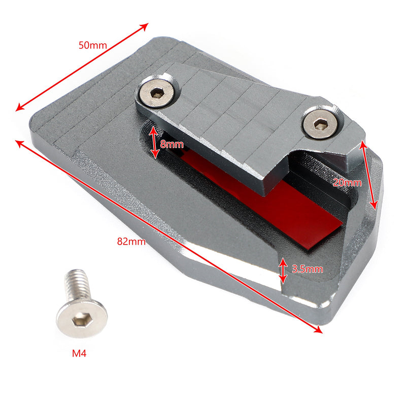 Bremsepedalforlenger forstørrer svart egnet for BMW K1600Gt Gtl K1600B Ga 17-21 Generisk