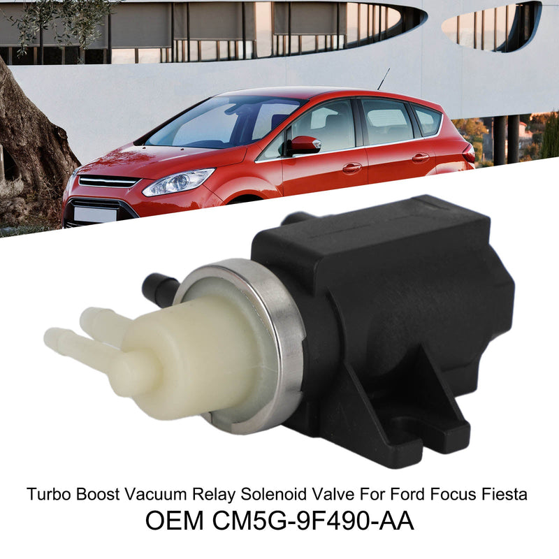 Zawór elektromagnetyczny przekaźnika próżniowego Turbo Boost do Forda Focus Fiesta CM5G-9F490-AA Generic