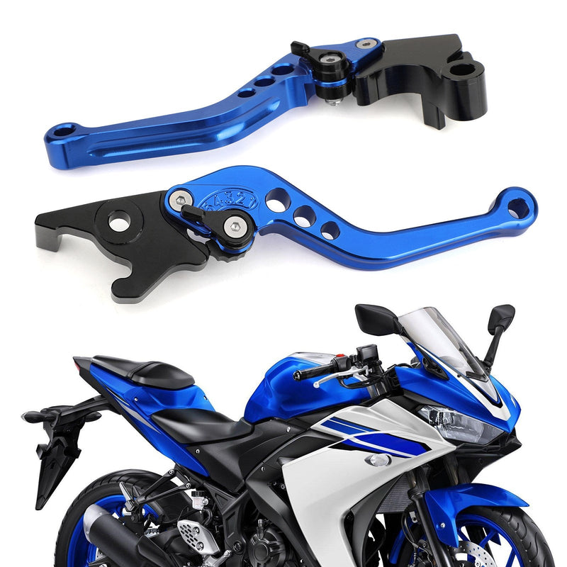 Alavancas de embreagem de freio para YAMAHA YZF R3 R25 MT 25 2015-2017 prata genérico