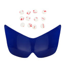 Capa protetora da lente do farol dianteiro se encaixa Kawasaki Ninja Z1000 03-06 Azul Genérico