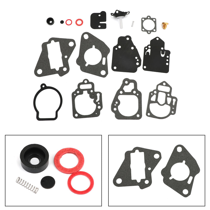 Kit de juntas de reparación de carburador para fueraborda Mercury Mariner 6-25 HP 1395-97611