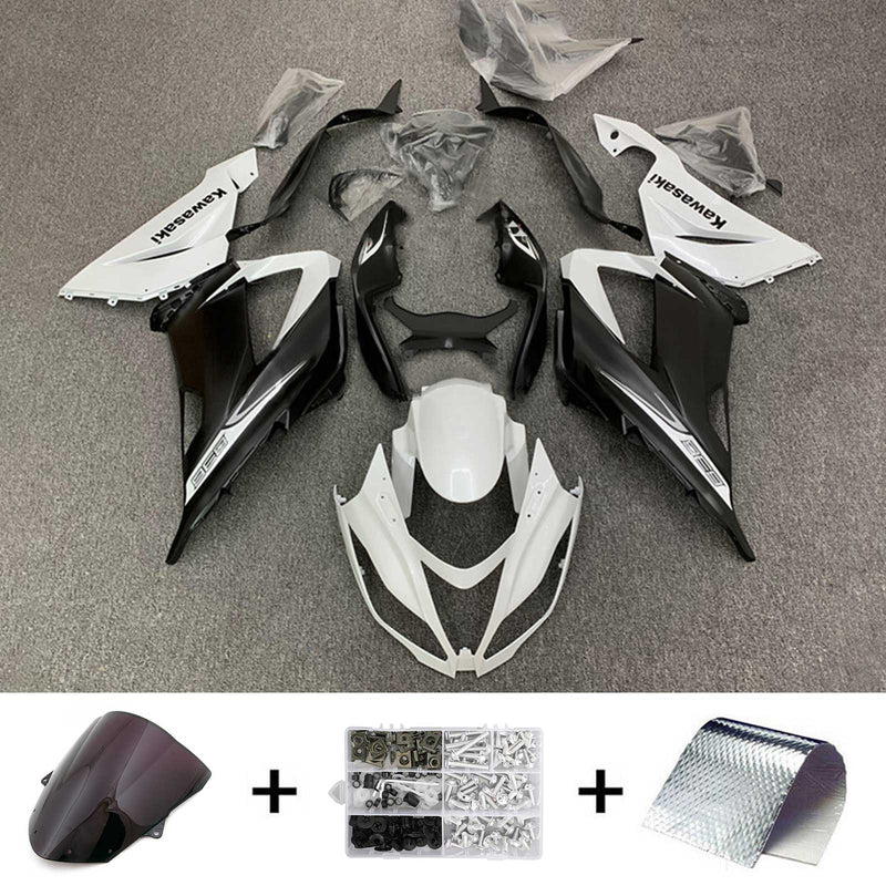 Amotopart Juego de carenado para Kawasaki ZX6R 636 2013-2018, carrocería, plástico, ABS