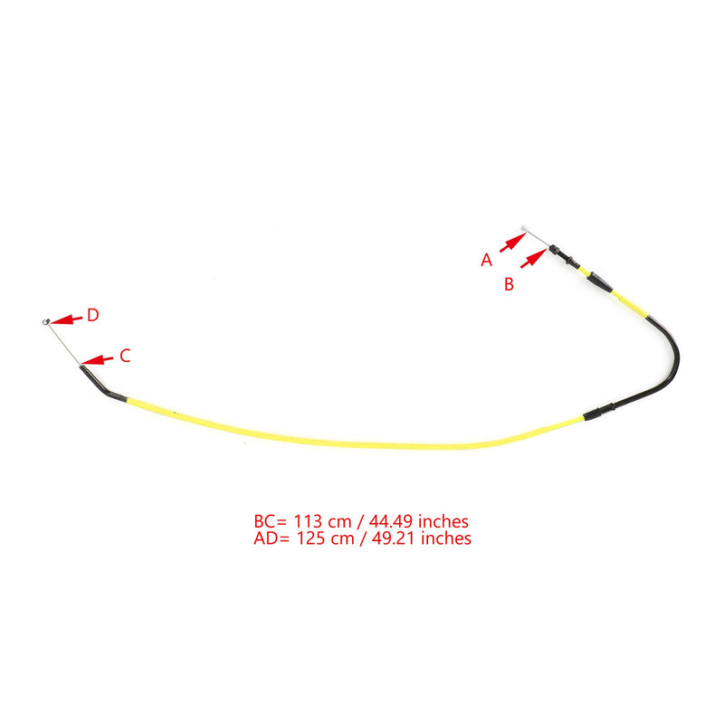 Substituição do cabo da embreagem da motocicleta adequado para Yamaha FZ1N 2006-2010 Genérico