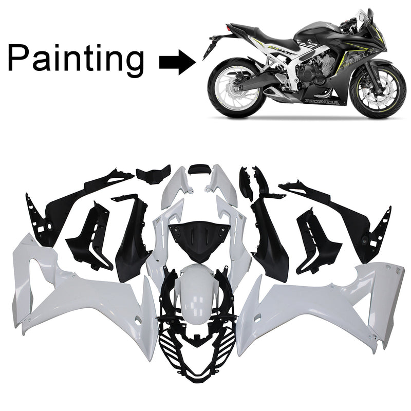 Amotopart kåpa Set för Honda CBR650F 2017-2019 Body Plastic ABS