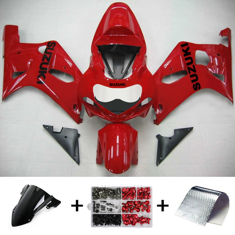 Zestaw owiewek Suzuki GSXR750 2001-2003, korpus, tworzywo sztuczne, ABS