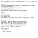 Meteor Black Kidney Grill Maschengitter passend für BMW E90 3er Limousine 2005–2008 Generic