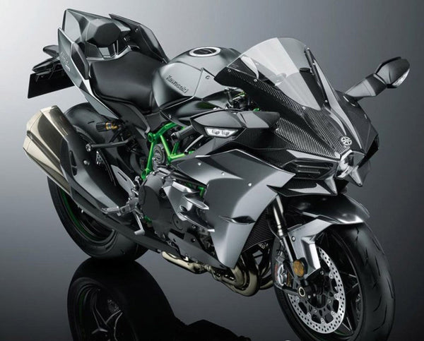 Amotopart Verkleidungsset für Kawasaki Ninja H2 2015–2022, Karosserie, ABS