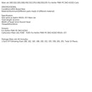 10ks Carb Main Jets pro Keihin Pwk PE Oko Stage 6 180 182 185 188 190 192 195