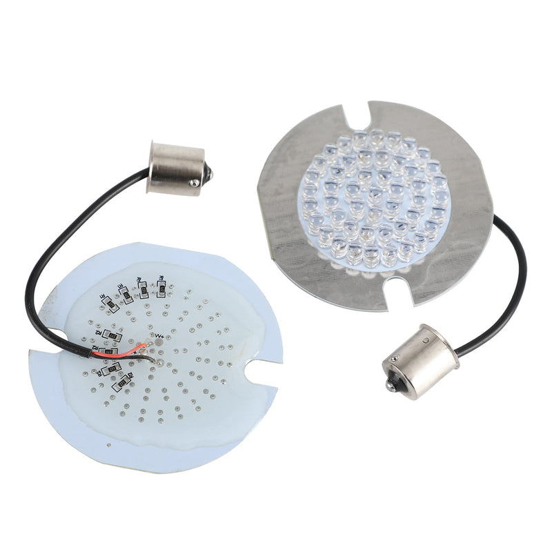 1156 LED-blinkerslampor Flat Style Passar för Touring Road King Softail Generic