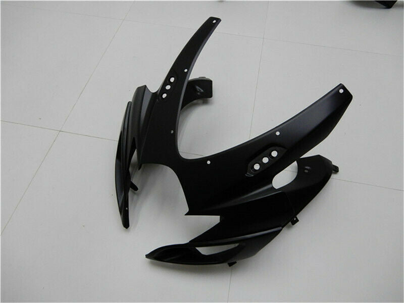 Kit de plástico de inyección de carenado negro mate para Suzuki GSXR600/750 2006-2007