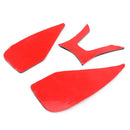 Protetor de tanque lateral de três tanques, adequado para Kawasaki Versysx300 2017-2020, borracha genérica