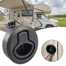 4 × RV-båddør Udskift Slam Lench Hatch 2" Dæk Rund Træk Lås 1/2"