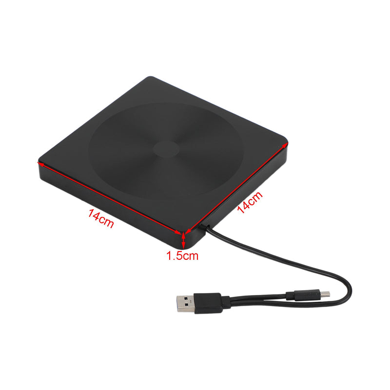 Externes USB 3.0-DVD-Blu-ray-Laufwerk BD-Player Lesen/Schreiben 2 IN 1 Tragbarer Brenner