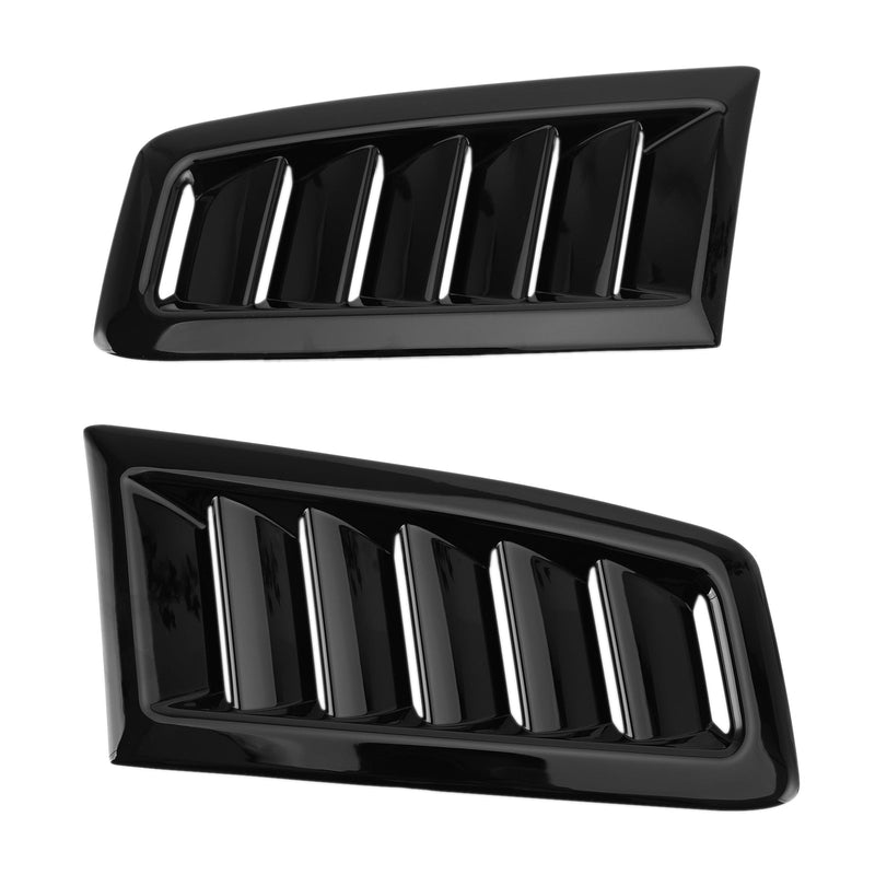 Ventilaciones de capó universales ABS en negro brillante para Ford Focus Rs St Mk2 Spr Generic