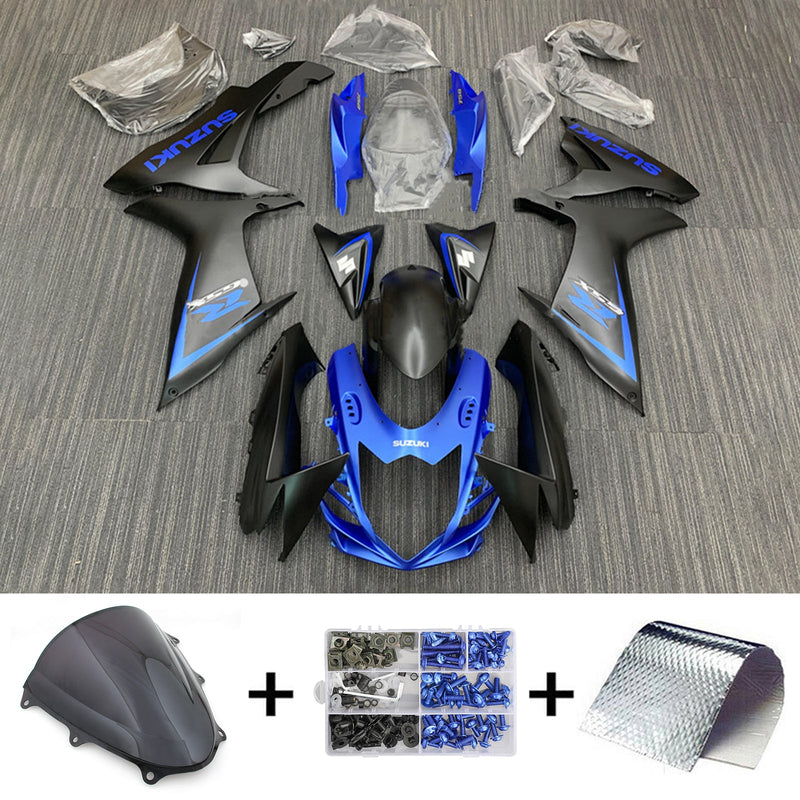 Amotopart Suzuki GSXR 600/750 2011-2023 K11 Zestaw owiewek Korpus Plastik ABS