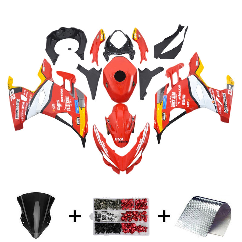 Kit de carenagem Amotopart para Kawasaki EX400 Ninja400 2018-2023 corpo de plástico ABS