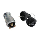 Universal Tændingslås Nøglekontakt Vandtæt Dæksel 12V 2 Nøgler Bil Cykel Båd