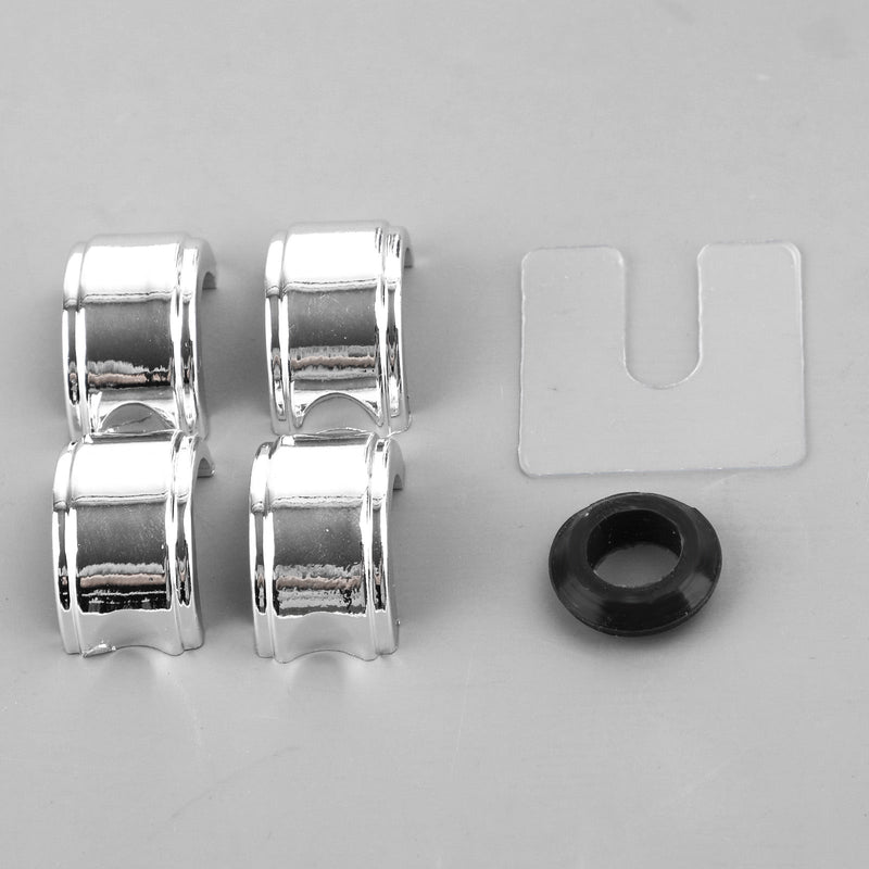 Motorrad-ATV-Chrombecherhalter für 7/8 "1" 1-1/4 "Lenker Universal