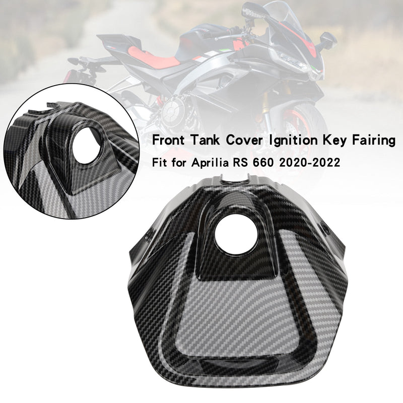 Aprilia RS 660 2020-2022 Carbon Front Tank Cover Tändnyckel kåpa