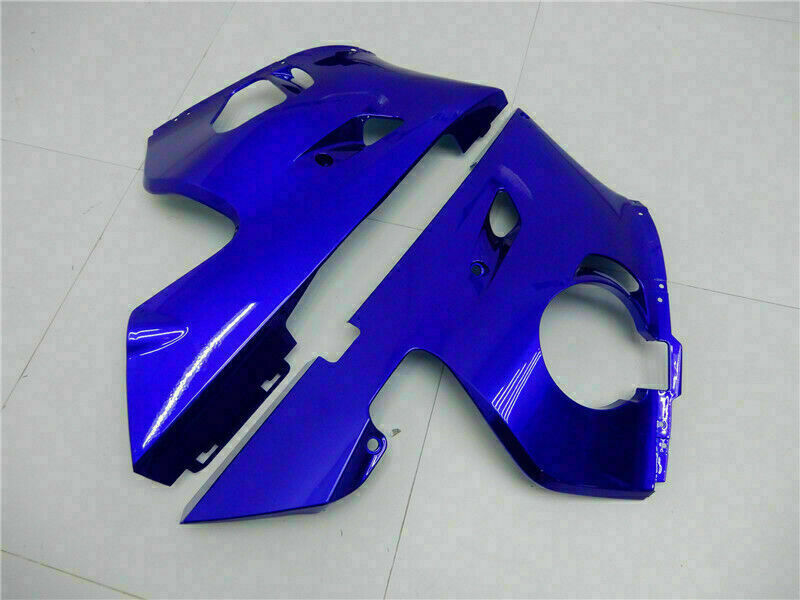 ABS Injection Plast ABS Fairing Passar Yamaha YZF R6 1998-2002 Blå Vit Generic