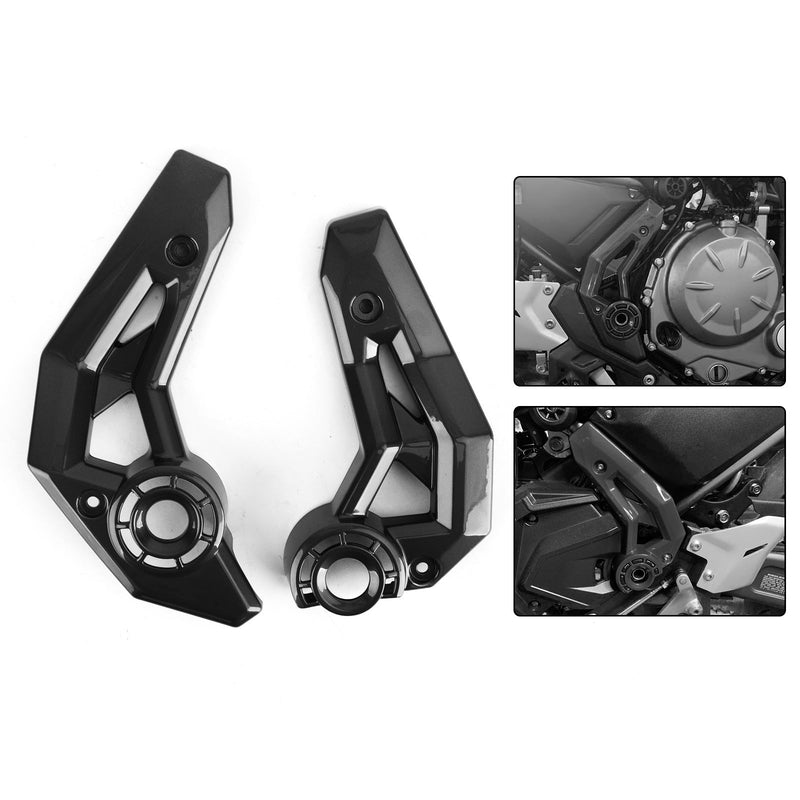 Carenagem de proteção lateral do quadro da motocicleta para Kawasaki Z650 Ninja 650 2017-2020 genérico