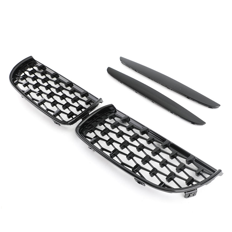 Meteor Black Kidney Grill Mesh Grille Passer BMW E90 3-serie Sedan 2005-2008 Generisk