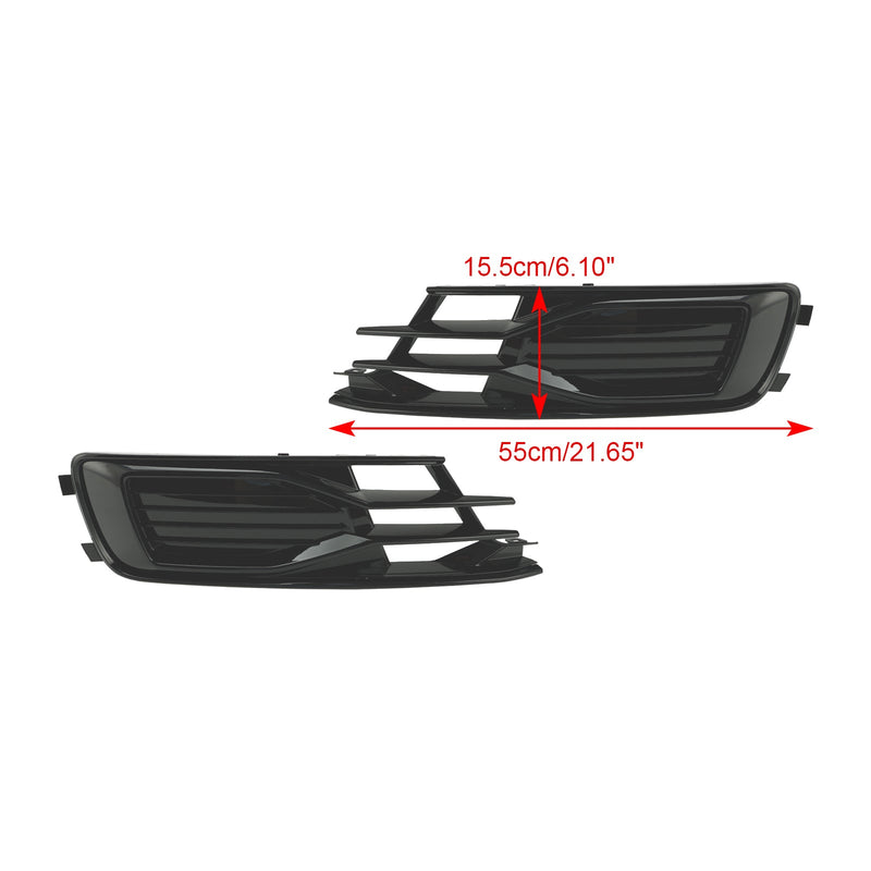 Audi A6 C7 2014-2018 2kpl Etupuskurin sumuvaloritilä Musta