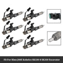 1984-2018 Hino J08E Kobelco 3.8 4.7 Diesel 6 STK Brændstofinjektorer 095000-6593