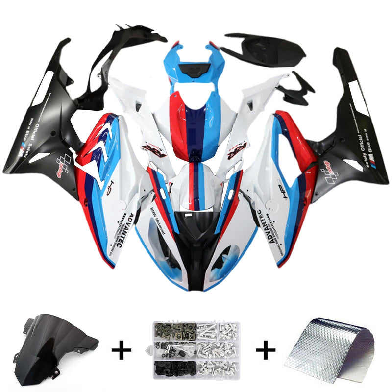 Amotopart BMW S1000RR 2015-2016 kåpa Set Body Plast ABS