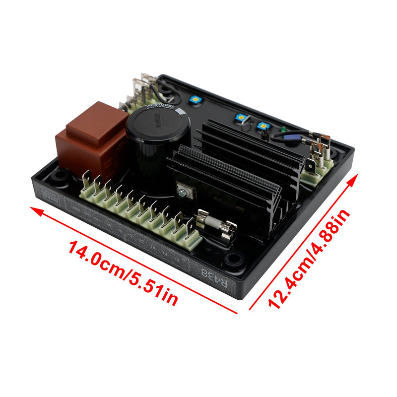 AVR R438 automatisk spänningsregulator kompatibel med Leroy Somer generator