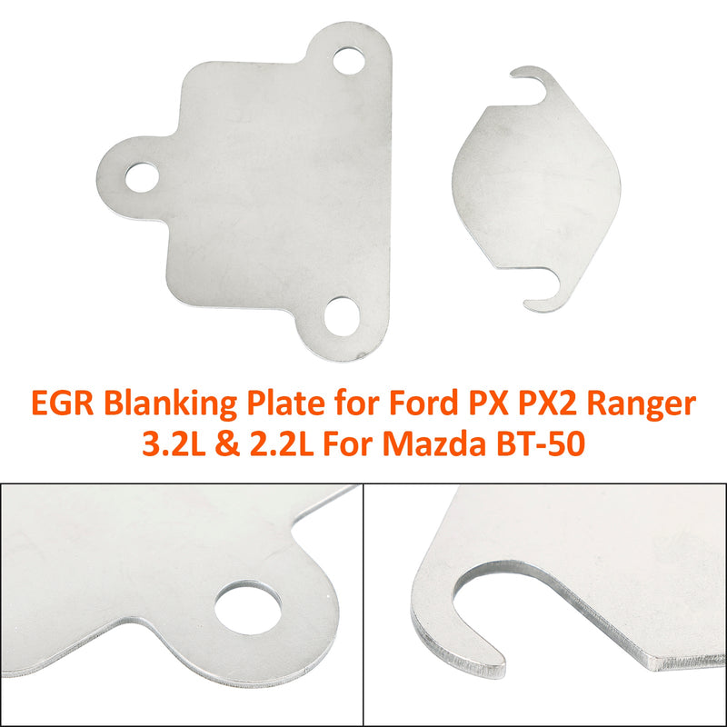Placa enfriadora EGR adecuada para Ford PX PX2 Ranger 3.2L y 2.2L para Mazda BT-50