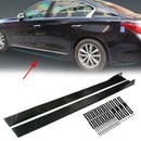 86,6" Universal Sideskjørt Extension Sill Strip Splitter Lip Polypropylene Generisk