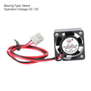 Ventilador de resfriamento DC sem escova 12V 0,05A 2010 20x20x10mm Manga 2 Pin Fio