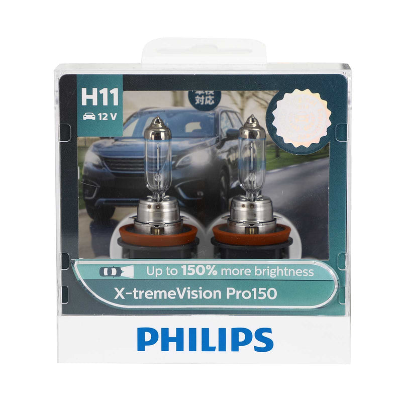 H11 Für Philips X-tremeVision Pro150 +150 % mehr Leistung 12V55W 12362XVPS2 Generisch