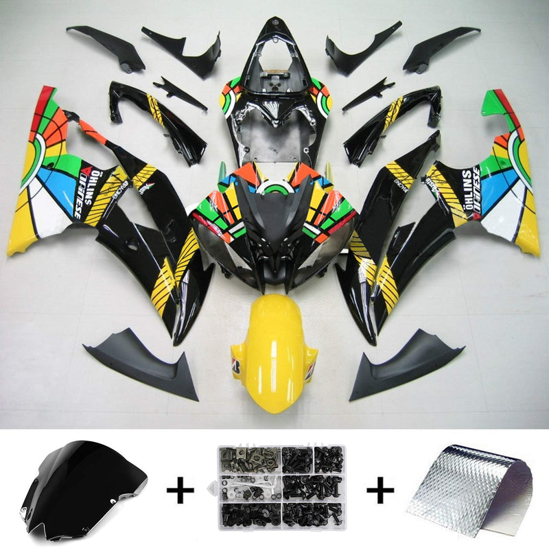 Kit de carenagem para Yamaha YZF 600 R6 2008-2016 Genérico