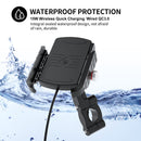 Soporte de carga inalámbrico de 15W Qc3.0 carga de teléfono universal para Moto Scooter BlackB genérico