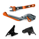 Justerbar utdragbar bromskopplingsspak för Trident 2022 Bobber 17-19 Tiger 800 Generic