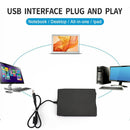 Tragbares USB-Diskettenlaufwerk Externes FDD 3,5" 1,44 MB Für Laptop PC Win Mac
