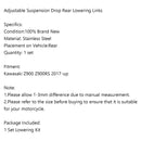 Kits de ligação de suspensão ajustável de moto baixando para Kawasaki Z900 2017-UP genérico
