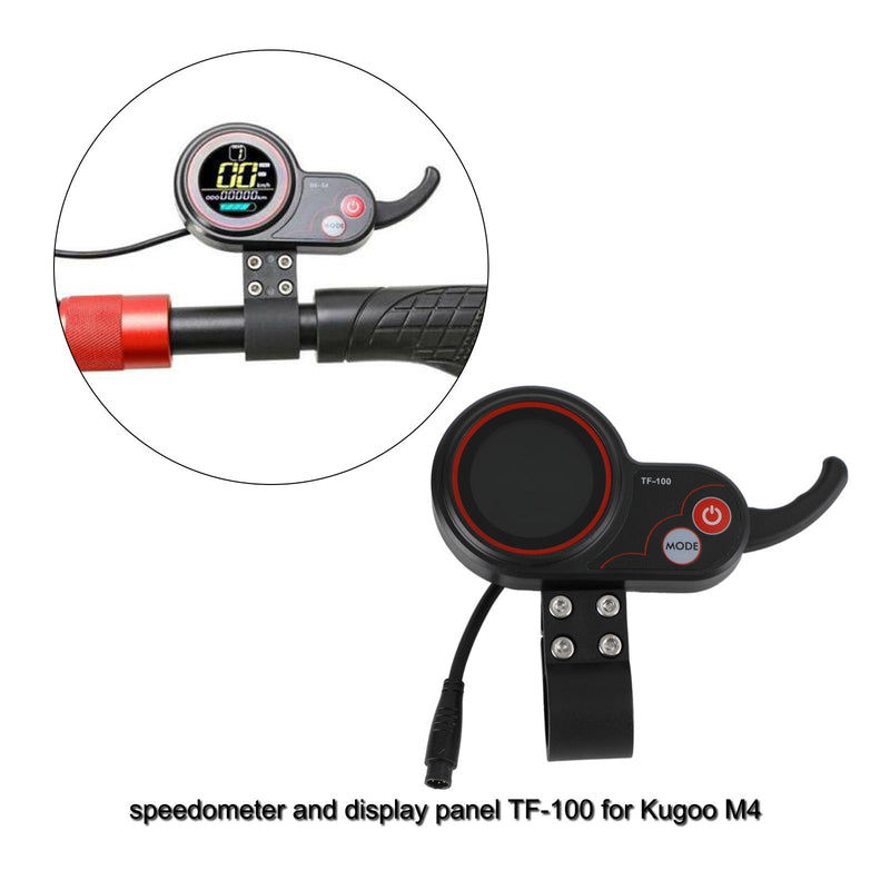 Elektroroller TF-100 48V 20A Display Tachometer Fit für Kugoo m4/M4 Pro
