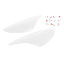 Capa protetora da lente do farol dianteiro se encaixa na Kawasaki Zx-6R Zx 6R 636 preta genérica