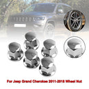 Paket med 5 hjulmuttrar lämplig för Ram 1500 lämplig för Jeep Grand Cherokee Wrangler 2012-2018 14 x 1,5
