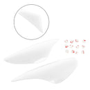 Capa protetora da lente do farol dianteiro se encaixa na Kawasaki Zx-6R Zx 6R 636 preta genérica