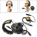 H60 Sound Pickup Noise Reduction Headset 6-pin U94 PTT til Hytera PD780/700G/580