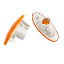 26160-89900 2X bernsteinfarbenes Seitenmarkierungslampen-Blinkergehäuse für Nissan