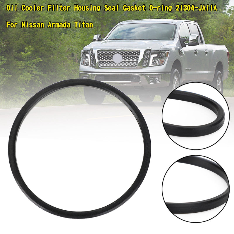 Oljekjøler filterhus tetning O-ring 21304-JA11A for Nissan Armada Titan