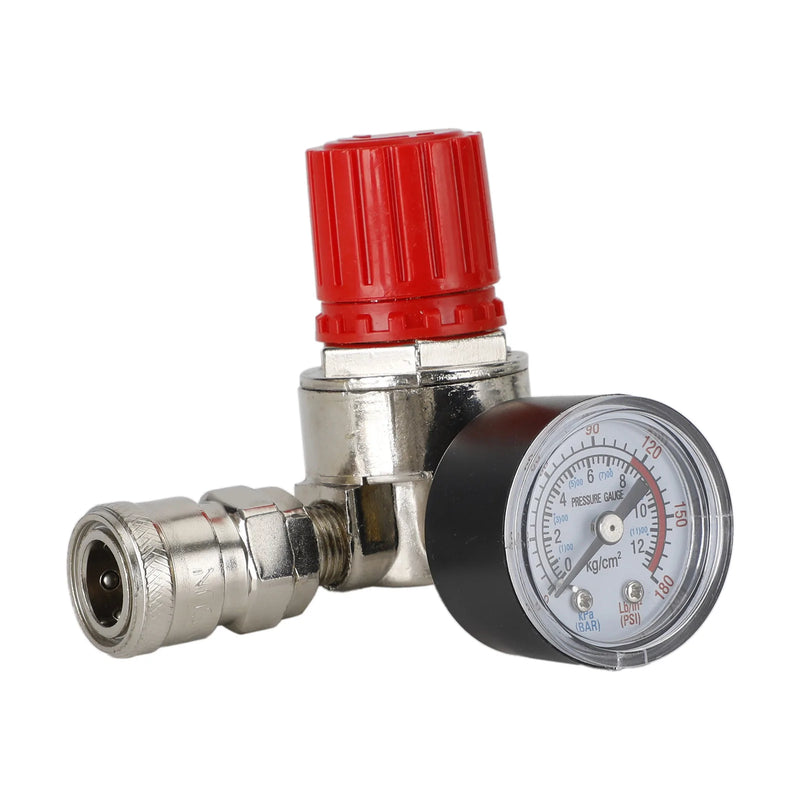 Sprężarka powietrza 1/4" regulator ciśnienia manometr, sterowanie zaworem przełączającym 175 psi