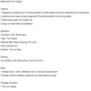 Přední zadní LED směrová světla pro HONDA CRF1000L Africa Twin 2015-2017 Generic